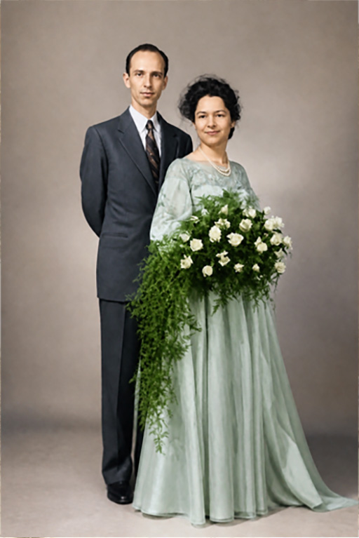 Ảnh cưới xưa after