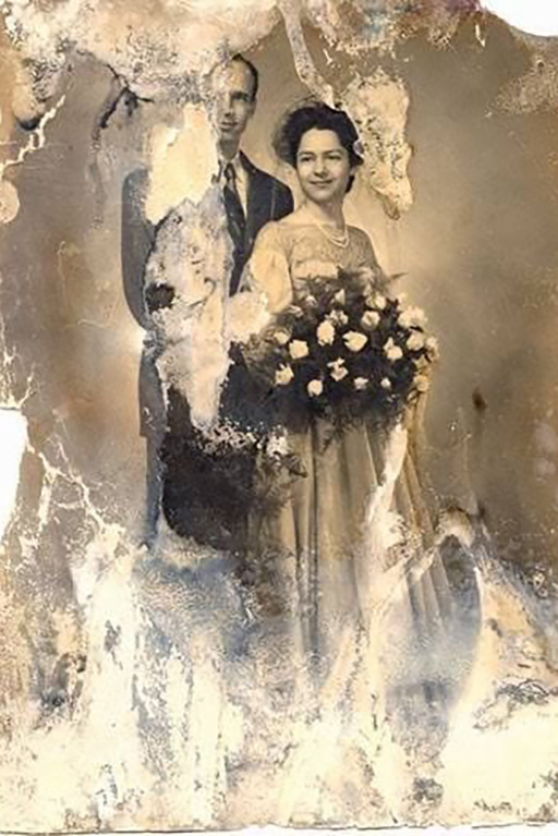 Ảnh cưới xưa before